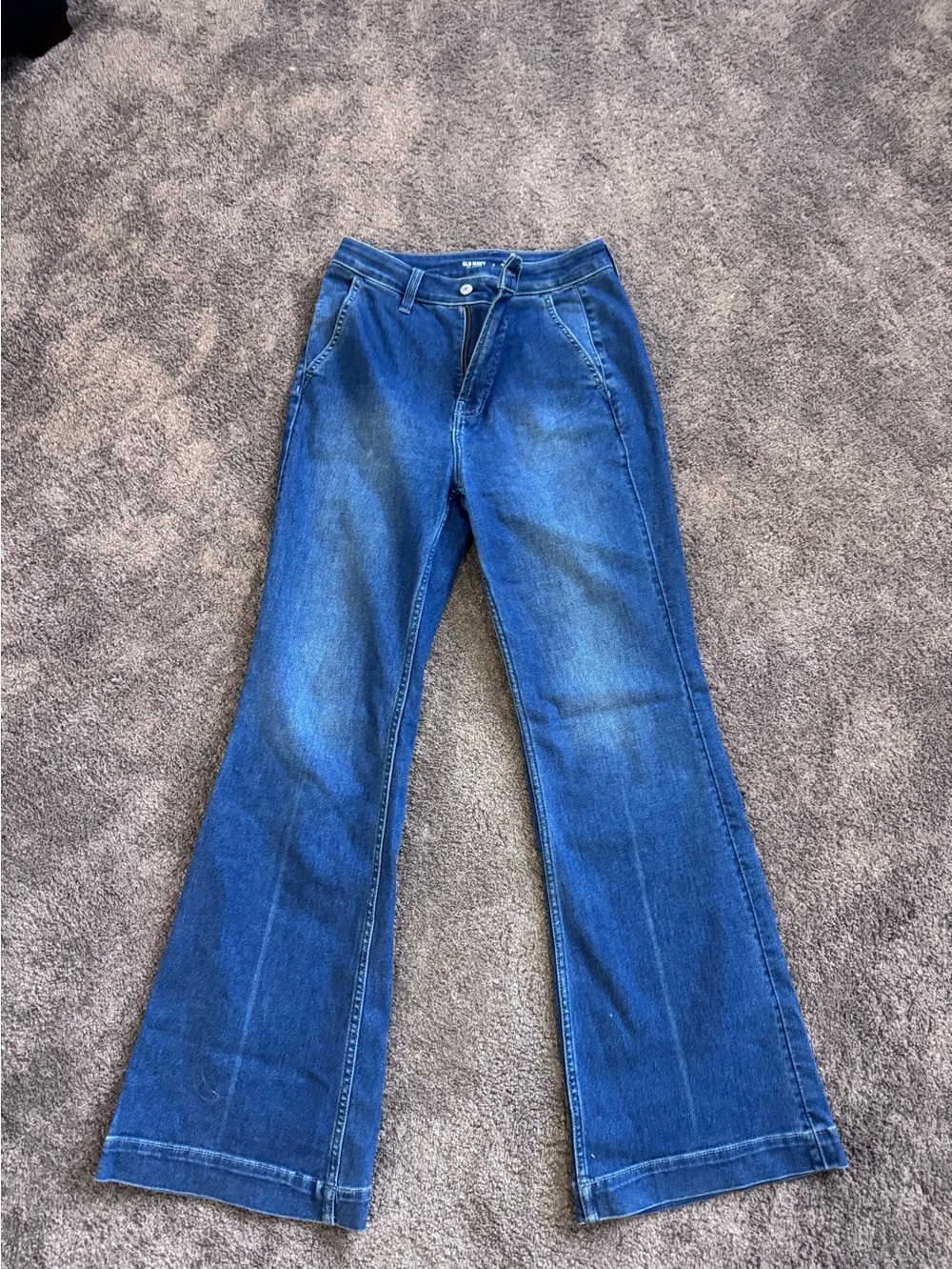 Old Navy Extra High-Rise 360° Stretch Flare Trouser Jeans